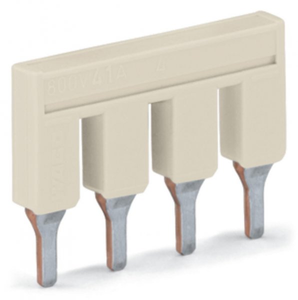 Ізольована Push-in-TYPE перемичка Wago 2006-404 Bars (світло-сіра)