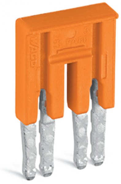 Двоконтактна перемичка Wago 282-432 (помаранчева)