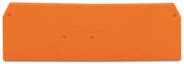 Пластина торцева і проміжна для 4-провідних клем серії 279 помаранчева, WAGO