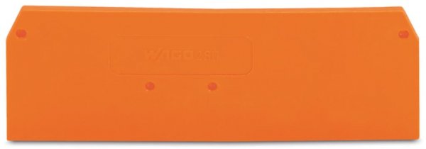 Пластина торцева і проміжна для 4-провідних клем серії 280 помаранчева, WAGO