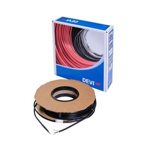 Нагревательный кабель двухжильный со сплошным экраном DEVIsafeTM 20T 118м 2360Вт для кровель, желобов и водостоков