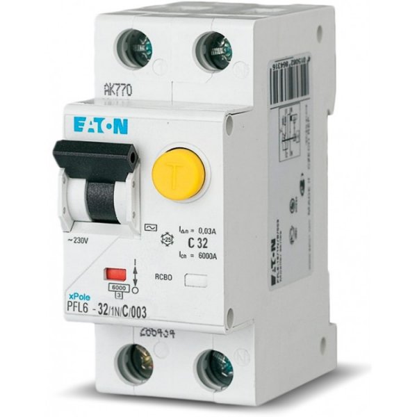 Дифференциальный автомат PFL6-32/1N/C/003 (286470) Eaton