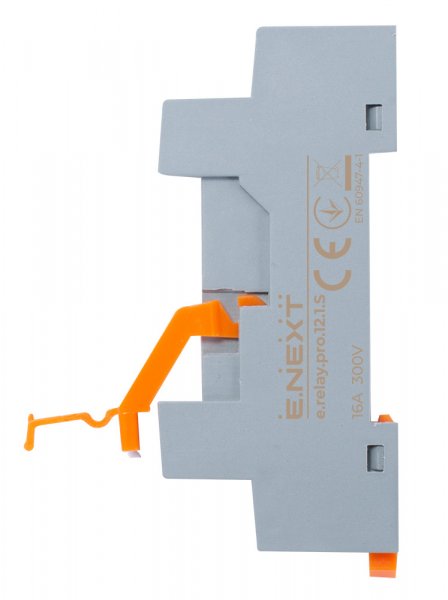 Разъем модульный e.relay.pro.12.1.S для промежуточного реле 12А на 1 группу контактов p091009