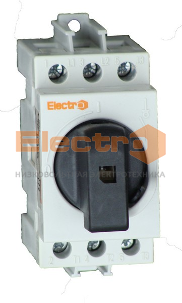 Рубильник модульный РБМ 3P 25А I-0 230/400B Electro