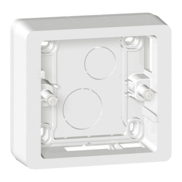 Однопостовая коробка Legrand Celiane (080241) для накладного монтажа (белый)