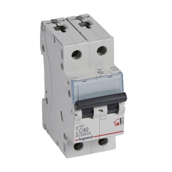 Автовимикач C 40A 2П 6kA, Legrand