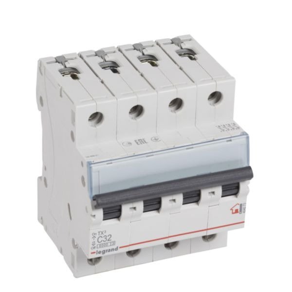 Автоматичний вимикач C 32A 4П 6kA, Legrand