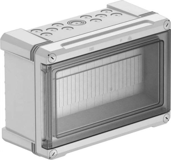 Розподільчий щит зовнішнього монтажу OBO Bettermann SDB 12L PS на 12 модулів ІР66 2008832