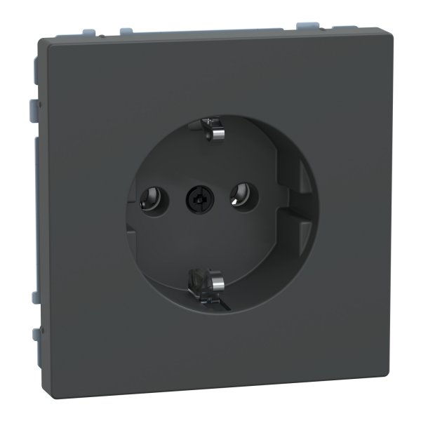 Розетка з з/к Schneider Electric D-Life MTN2301-6034 антрацит