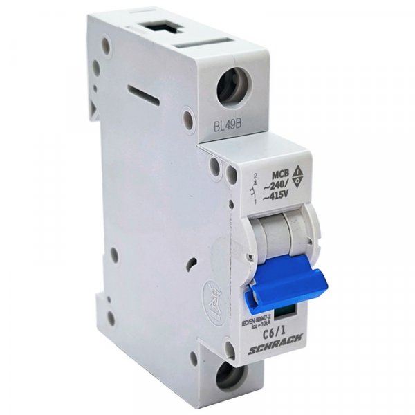Автоматический выключатель 6кА 1P 6A х-ка C ME Schrack BM617106ME