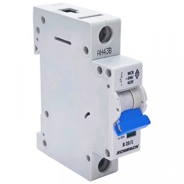 Автоматичний вимикач 6кА 1P 25A х-ка B ME Schrack BM618125ME