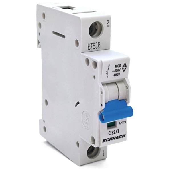 Автоматический выключатель 6кА 1P 32A х-ка C Schrack BM617132
