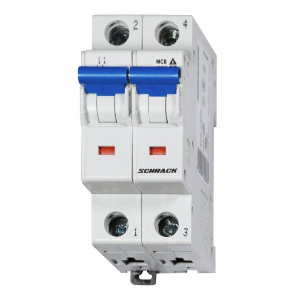 Автоматический выключатель 4,5кА 2P 10A х-ка B Schrack BM418210