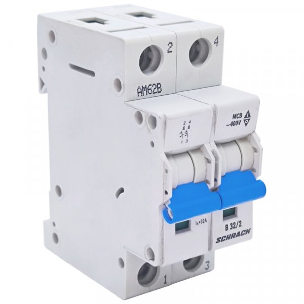 Автоматичний вимикач 6кА 2P 40A х-ка B Schrack BM618240