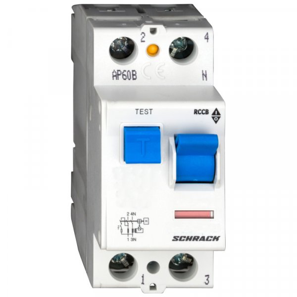 УЗО 6кА/100мА 2P 63А тип AC Schrack BC606210