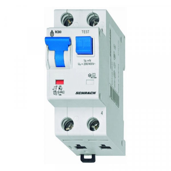 АВДТ 6кА/30мА 1P+N 40A х-ка C тип АС Schrack BO667540
