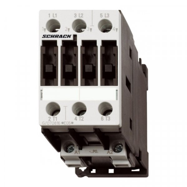 Контактор 3P 25А 11кВт 230В AC разм.0 Schrack LSD02533