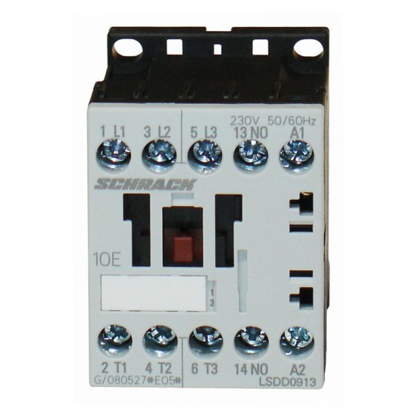 Контактор 3P 9А 4кВт 230В AC 1НО розм.00 Schrack LSDD0913