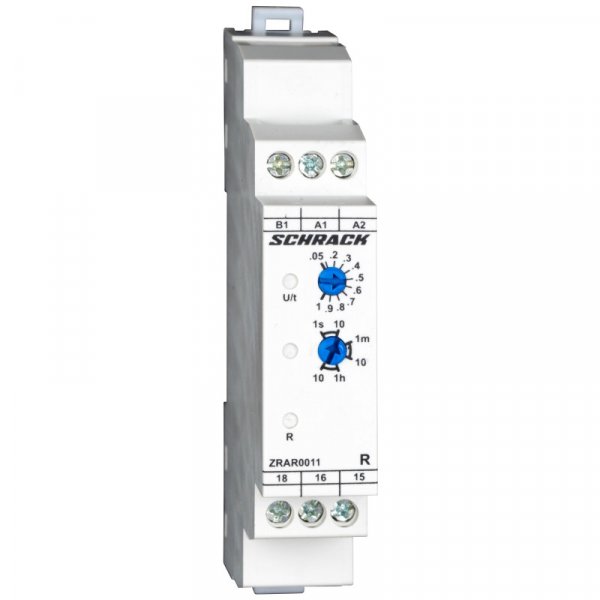 Таймер сигнальний функція OFF-затримка AMPARO, 24VAC/DC+230VAC, 1 перекидний контакт, 5А Schrack ZRAR0011