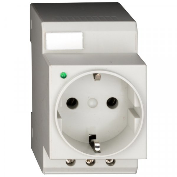 Розетка с заземлением и светодиодом Schrack BZ325003