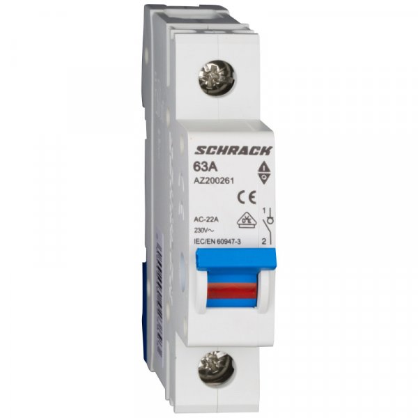 Выключатель нагрузки 63А 1P Schrack AZ200261