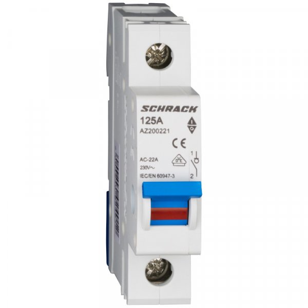 Выключатель нагрузки 125А 1P Schrack AZ200221