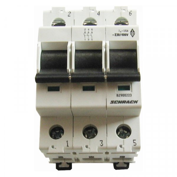 Головний вимикач навантаження 3P 125A Schrack BZ900223