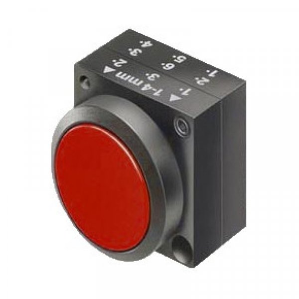 Натискна кнопка з фіксацією червона Schrack MST12000R