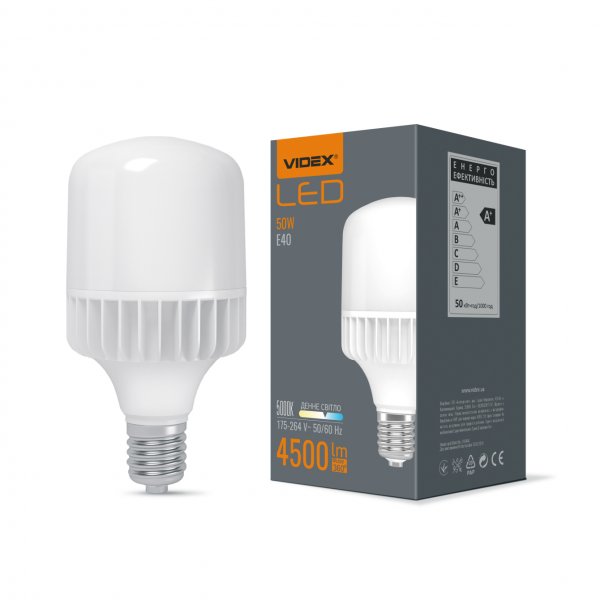 LED лампа VIDEX A118 50W E40 5000K