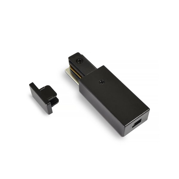 Комплект коннектор 1-фазный + заглушка VIDEX черный