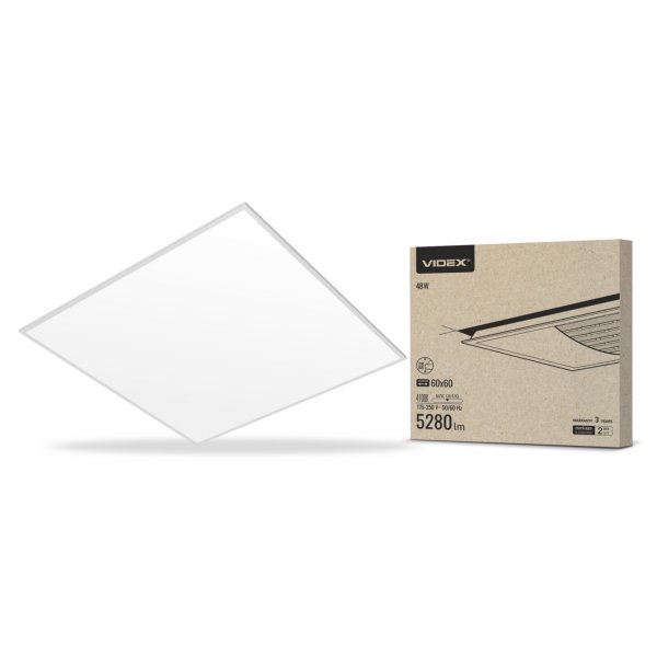 LED панель VIDEX 48W 4100K матовая