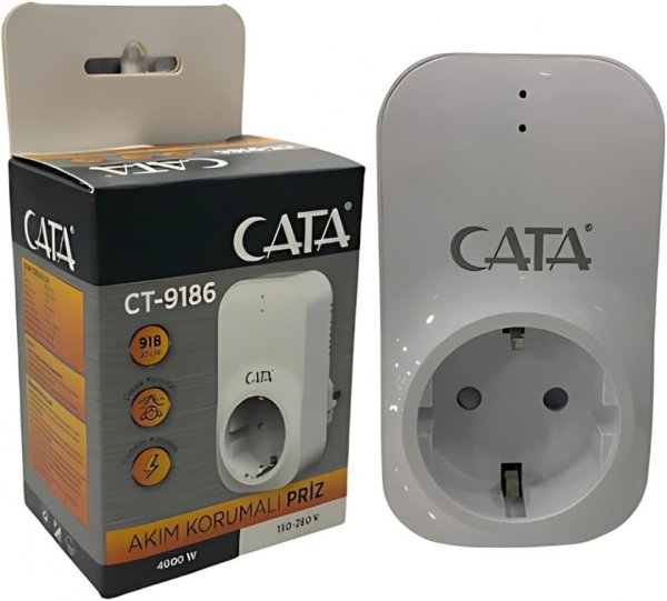 Реле контролю напруги в розетку CATA CT-9186 4000W 000060287