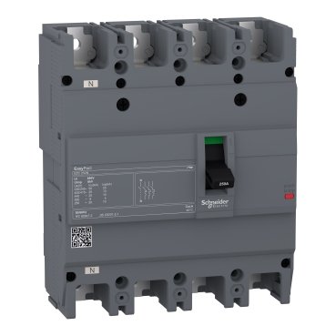 Автоматичний вимикач EasyPact EZC250N 4P3T 25кА 150А Schneider Electric EZC250N4150