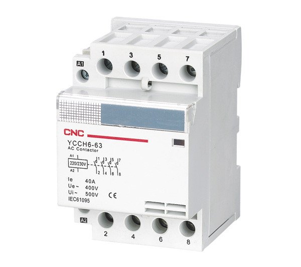 Пускач модульний YCCH6-63, 4P, 220В, 4NO, 63A, CNC
