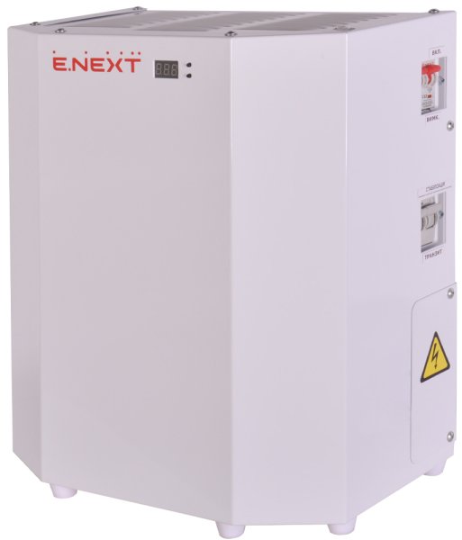 Стабілізатор напруги тиристорний e.stab.stand.12, 12kVA, однофазний s096004 E.NEXT