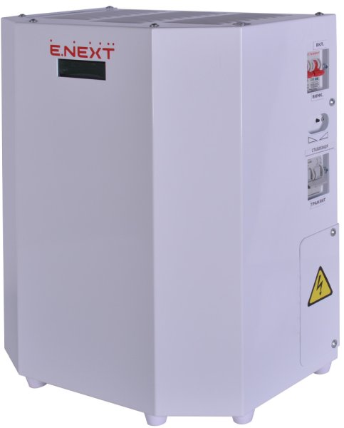 Стабилизатор напряжения тиристорный e.stab.pro.12, 12kVA, однофазный p096004 E.NEXT