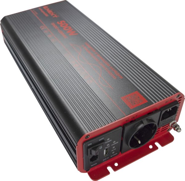 Інвертор з функцією зарядки e.inv.pro.500 12/220В 500Вт, чистий синус s073001 E.NEXT