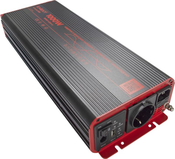 Інвертор з функцією зарядки e.inv.pro.1000 12/220В 1000Вт, чистий синус s073002 E.NEXT