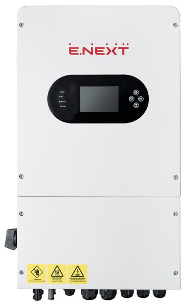 Інвертор гібридний однофазний e.inv.h1.industrial.48.6000 48/230В, 6000Вт i096001 E.NEXT