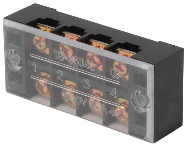 Клемна колодка захищена e.tc.protect.35.4, 35А, 4 полюса p056012 E.NEXT