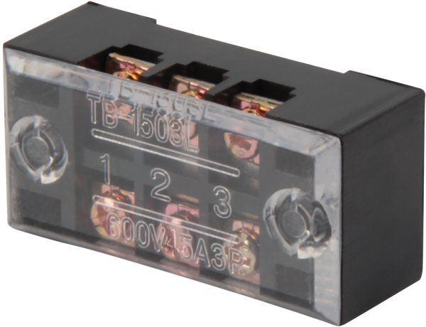 Клемна колодка захищена e.tc.protect.45.3, 45А, 3 полюса p056015 E.NEXT