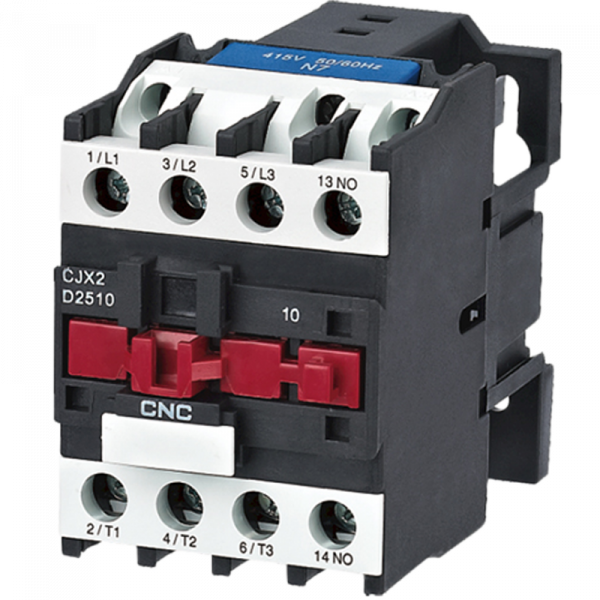Пускатель электромагнитный CJX2-2501, 25A, АС3, катушка 220В, 1NС, 11кВт, CNC