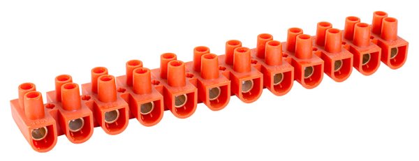 Клеммная колодка делимая, 12 групп e.tc.stand.12.25.orange, 60 А, оранжевая s016028 E.NEXT