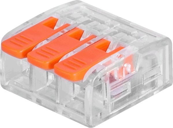 Клемна колодка e.lc.pro.wa.pl.3 з натискним важелем p0660302 E.NEXT