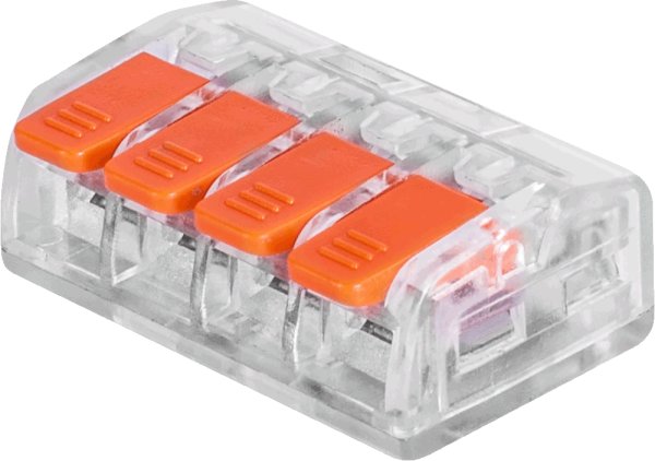 Клемна колодка e.lc.pro.tr.pl.4 з натискним важелем p0660107 E.NEXT