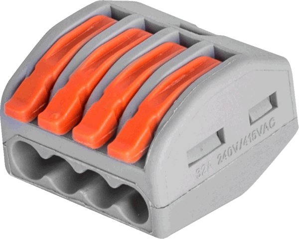 Клемна колодка e.lc.pro.pl.4 з натискним важелем p0660007 E.NEXT