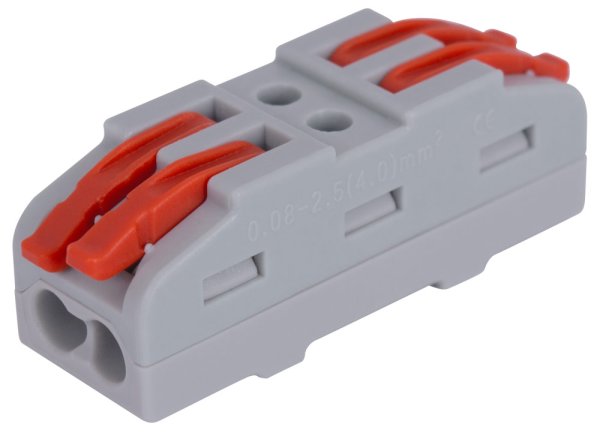 Клемна колодка з'єднувальна e.lc.pro.aw.uni.pl.2 з натискним важелем універсальна p0660202 E.NEXT