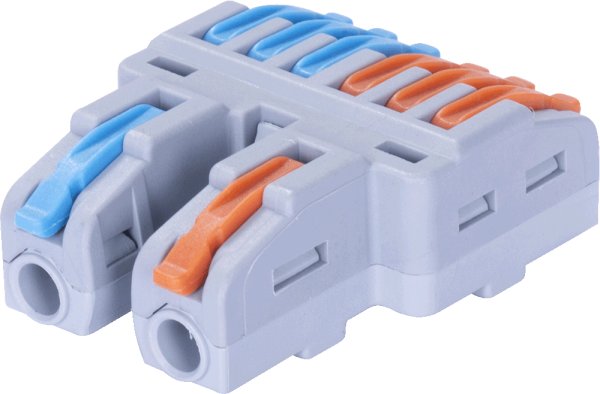 Клемна колодка з'єднувальна e.lc.pro.aw.uni.pl.2-6 з натискним важелем універсальна p0660023 E.NEXT