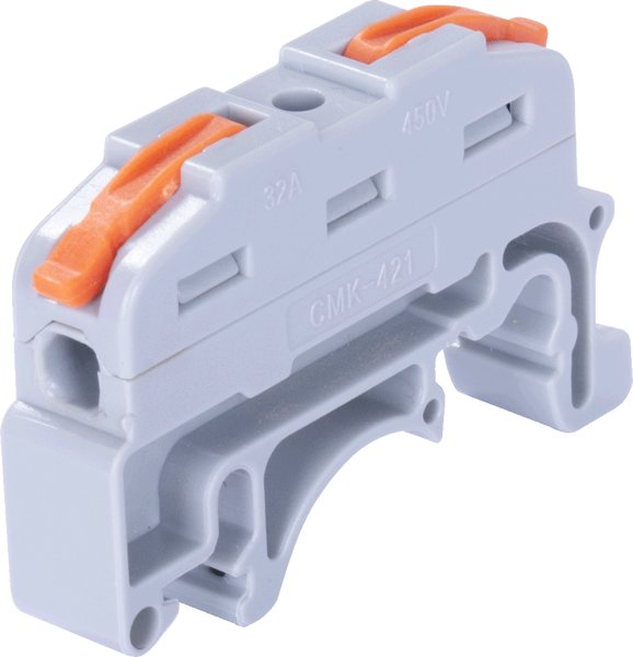 Клемна колодка з'єднувальна e.lc.pro.din.uni.pl.1 з натискним важелем універсальна на din-рейку p0660401 E.NEXT