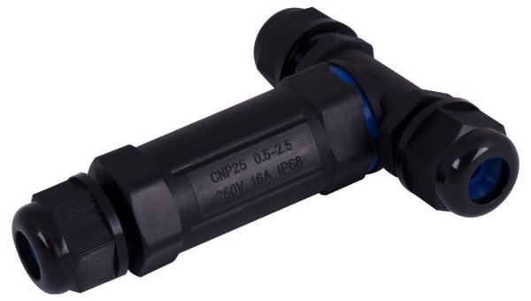 Кабельный соединитель водонепроницаемый Т-образный e.wcc.cnp25t, IP68 s2039103 E.NEXT